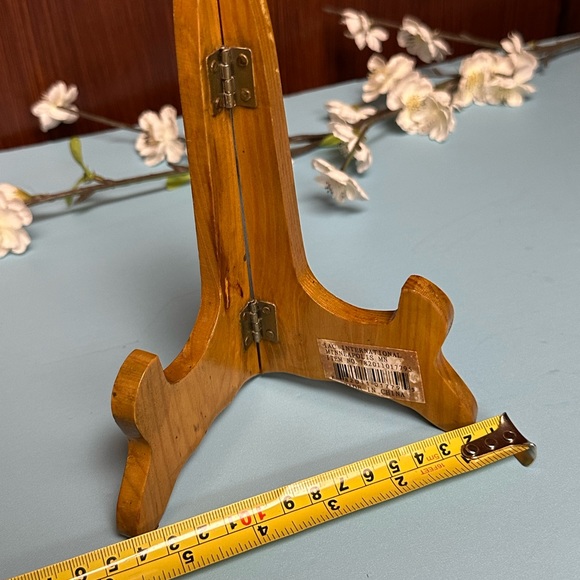 Vintage Folding Wooden Display easel for plates, frames - Picture 10 of 11